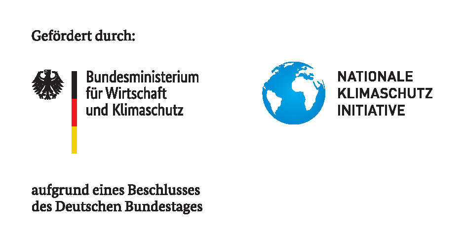 Logo: Gefördert durch Bundesministerium für Wirtschaft und Klimaschutz